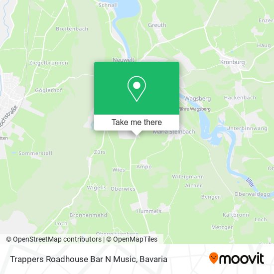 Trappers Roadhouse Bar N Music map