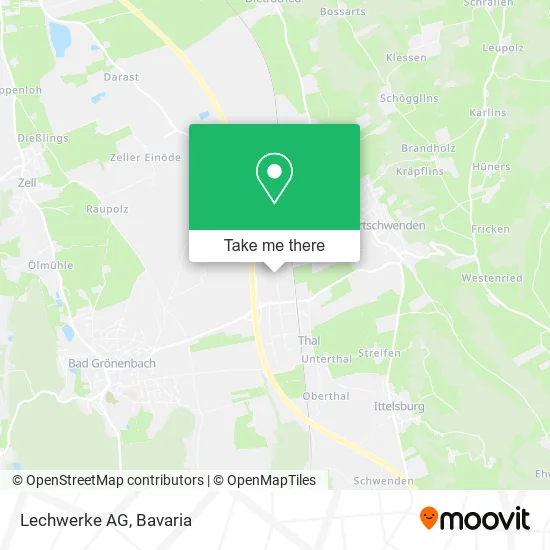 Карта Lechwerke AG