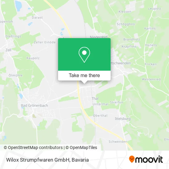 Карта Wilox Strumpfwaren GmbH