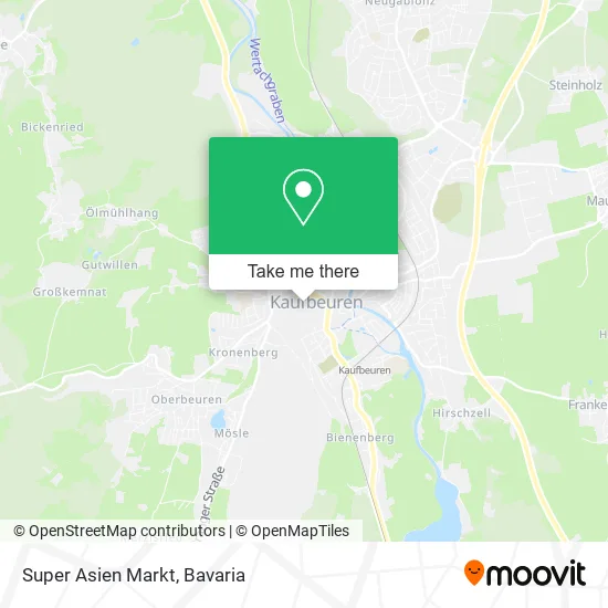 Карта Super Asien Markt