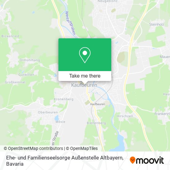 Ehe- und Familienseelsorge Außenstelle Altbayern map