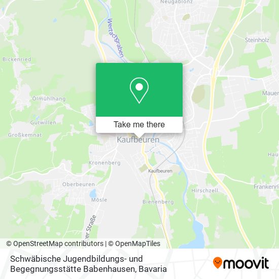Schwäbische Jugendbildungs- und Begegnungsstätte Babenhausen map