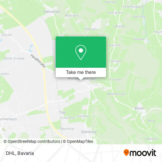 Карта DHL