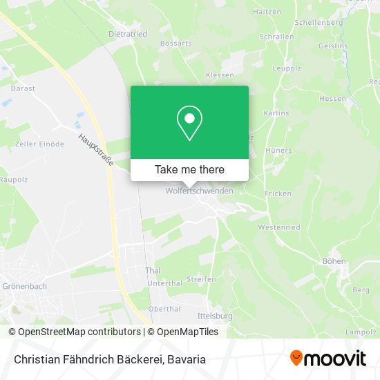 Christian Fähndrich Bäckerei map