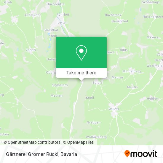 Gärtnerei Gromer Rückl map
