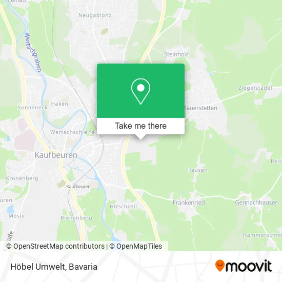 Карта Höbel Umwelt