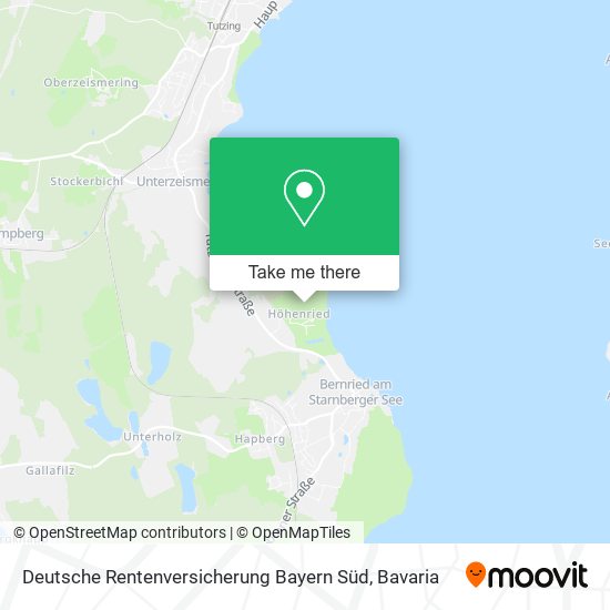 Deutsche Rentenversicherung Bayern Süd map