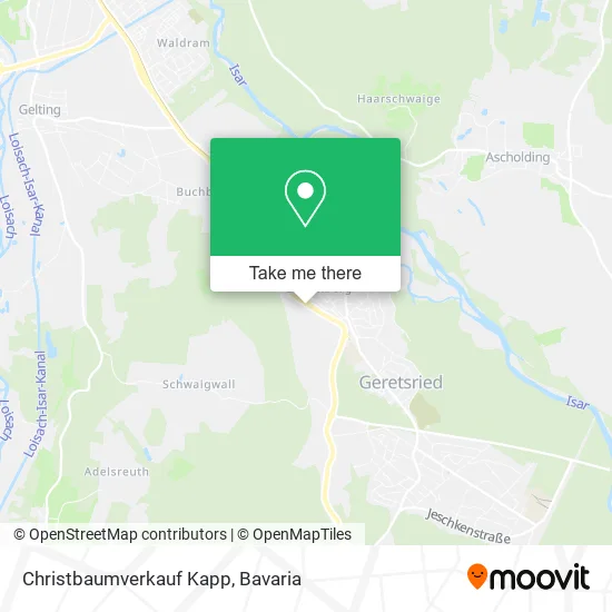 Карта Christbaumverkauf Kapp