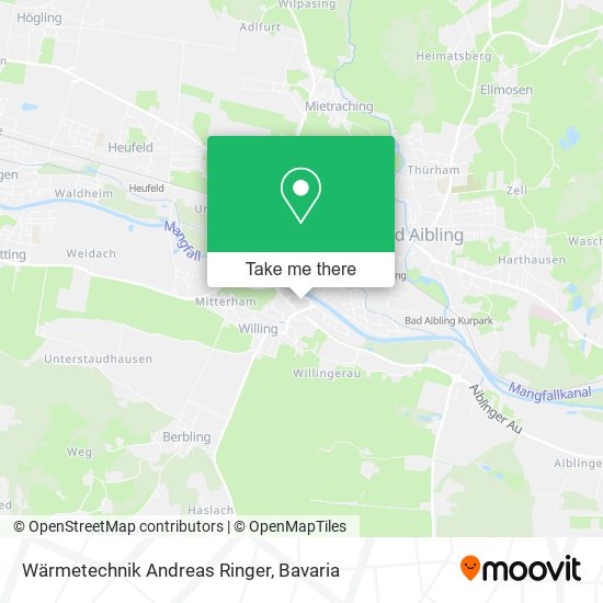 Wärmetechnik Andreas Ringer map