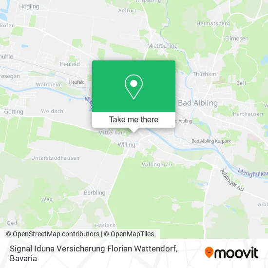 Карта Signal Iduna Versicherung Florian Wattendorf
