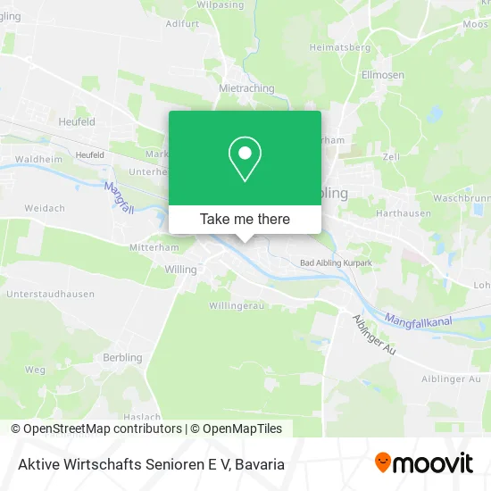Карта Aktive Wirtschafts Senioren E V