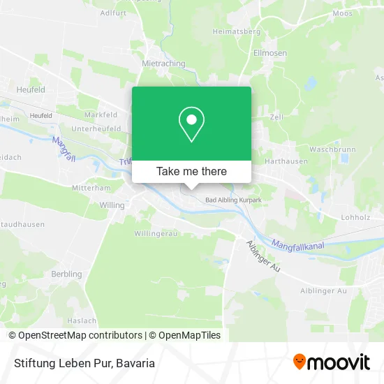 Карта Stiftung Leben Pur