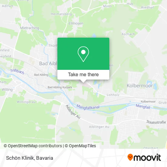 Карта Schön Klinik