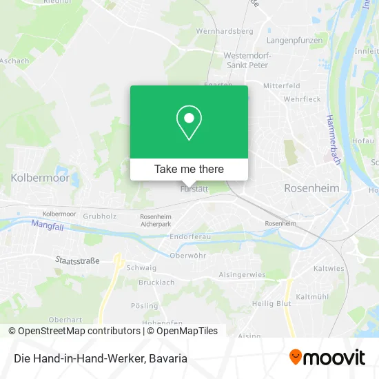 Карта Die Hand-in-Hand-Werker