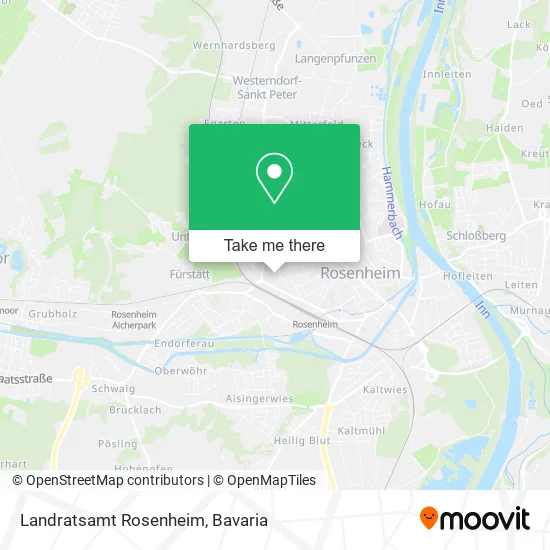 Карта Landratsamt Rosenheim