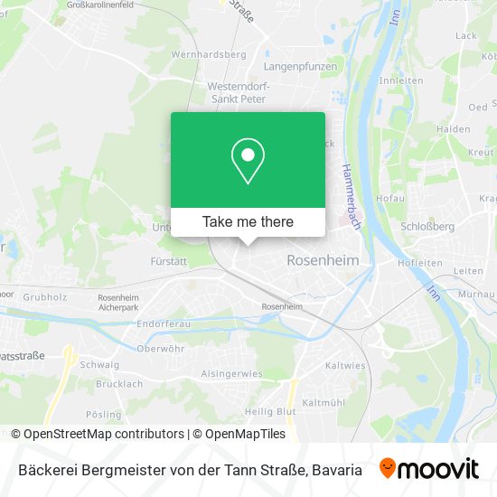 Bäckerei Bergmeister von der Tann Straße map