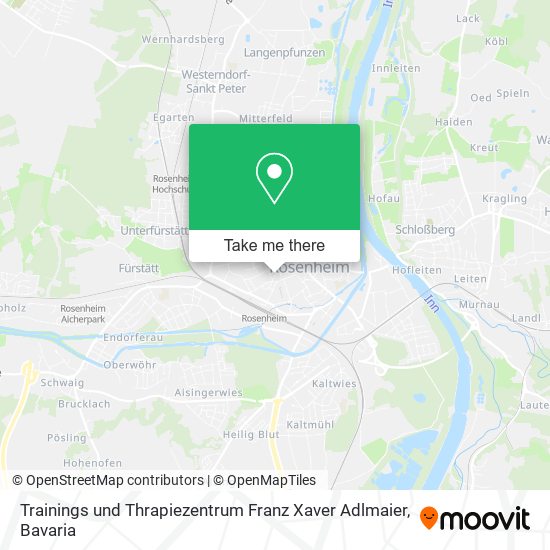 Trainings und Thrapiezentrum Franz Xaver Adlmaier map