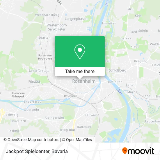 Карта Jackpot Spielcenter