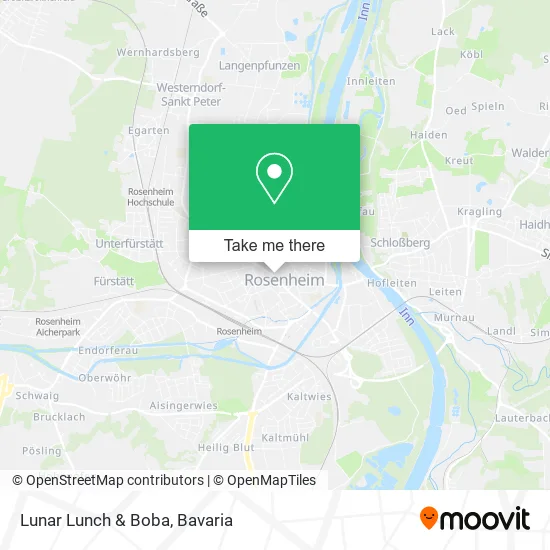 Карта Lunar Lunch & Boba