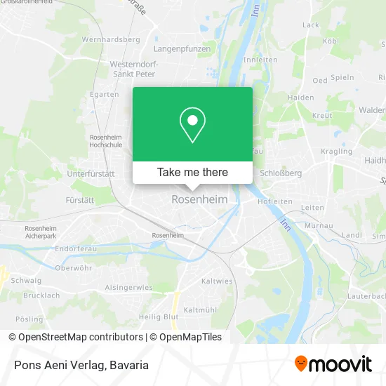 Карта Pons Aeni Verlag