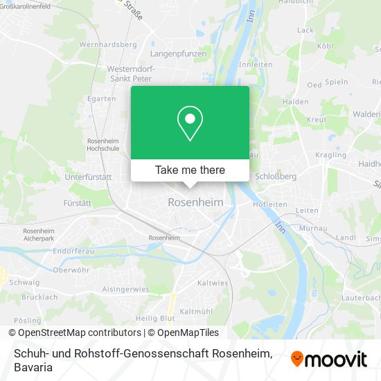 Schuh- und Rohstoff-Genossenschaft Rosenheim map
