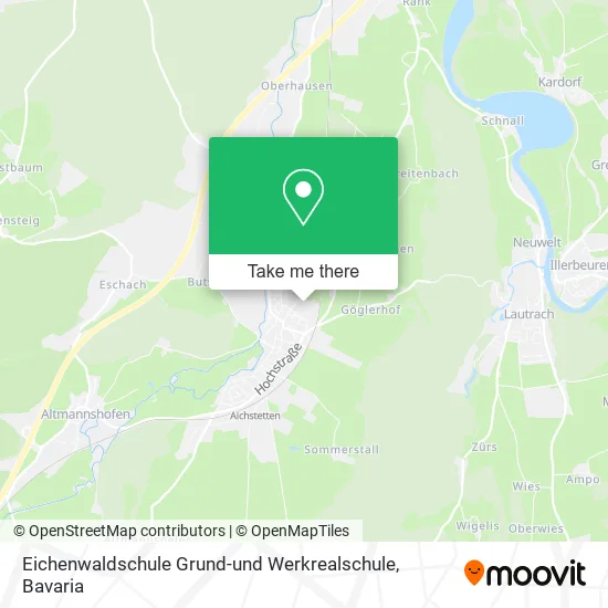 Карта Eichenwaldschule Grund-und Werkrealschule