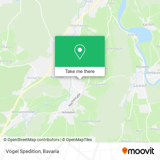 Карта Vögel Spedition