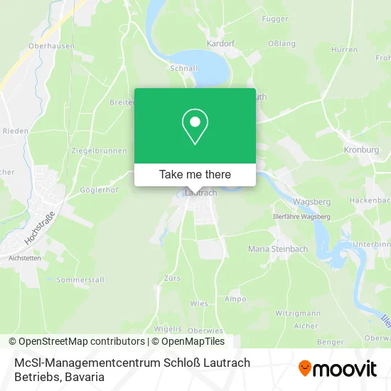Карта McSl-Managementcentrum Schloß Lautrach Betriebs