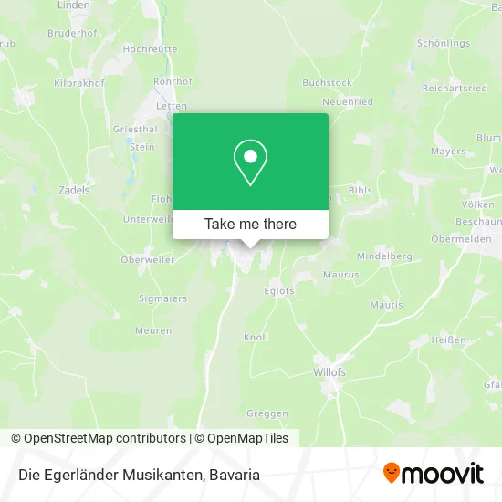 Карта Die Egerländer Musikanten