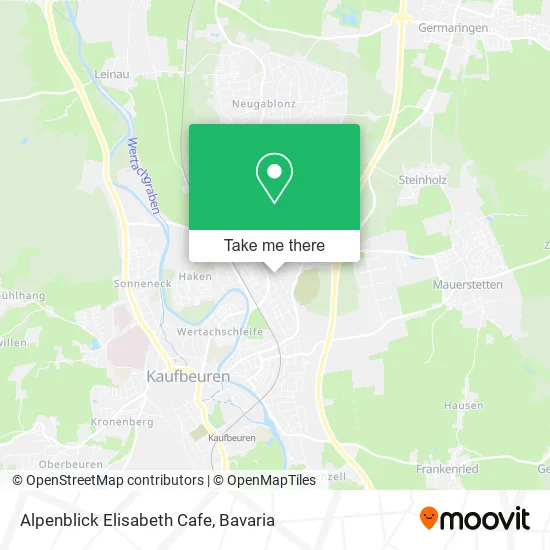 Карта Alpenblick Elisabeth Cafe