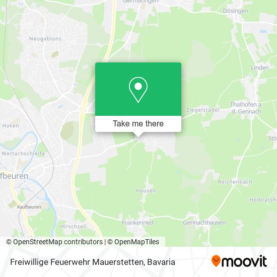 Freiwillige Feuerwehr Mauerstetten map