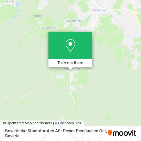 Bayerische Staatsforsten Aör Revier Dienhausen Ost map