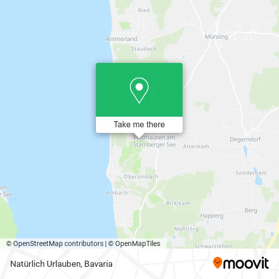 Карта Natürlich Urlauben