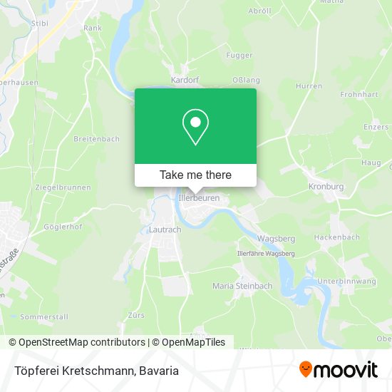Töpferei Kretschmann map