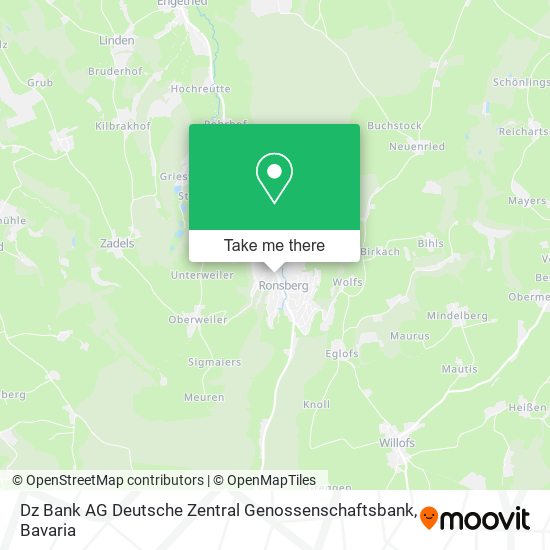 Dz Bank AG Deutsche Zentral Genossenschaftsbank map