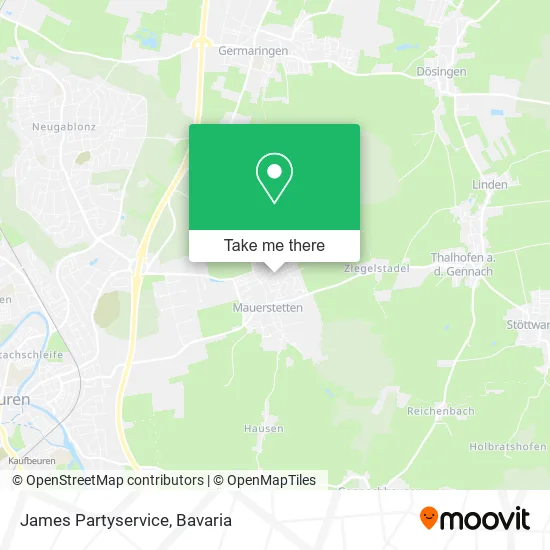 Карта James Partyservice