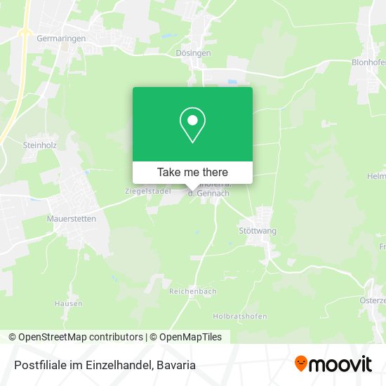 Postfiliale im Einzelhandel map