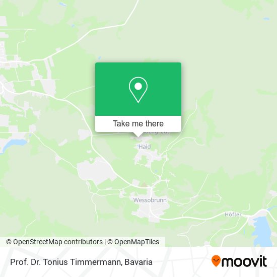 Prof. Dr. Tonius Timmermann map