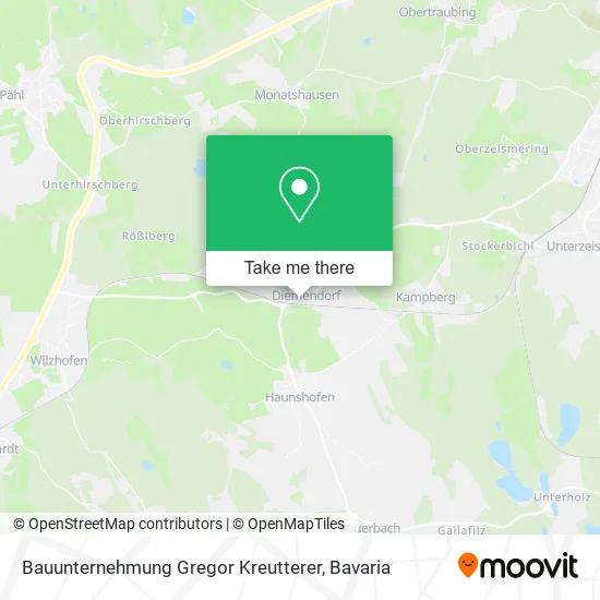 Bauunternehmung Gregor Kreutterer map