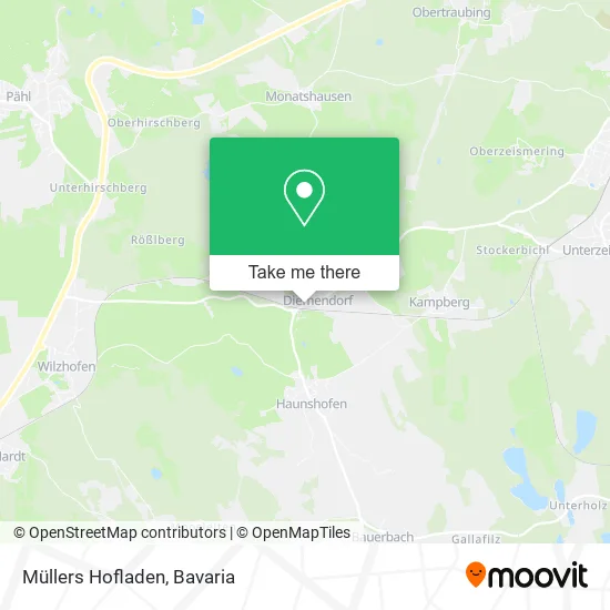 Карта Müllers Hofladen