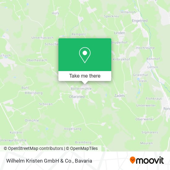 Wilhelm Kristen GmbH & Co. map