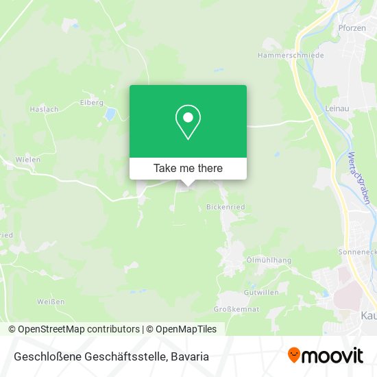 Geschloßene Geschäftsstelle map
