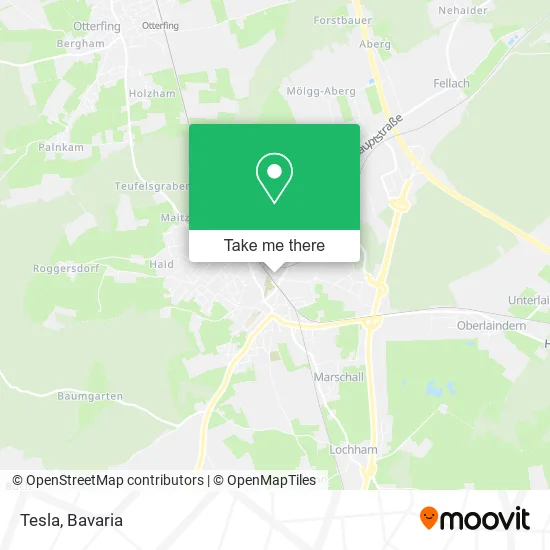 Карта Tesla