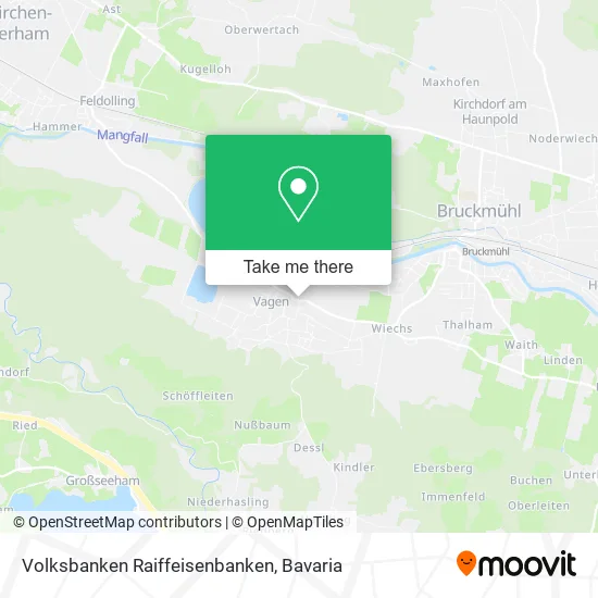 Volksbanken Raiffeisenbanken map