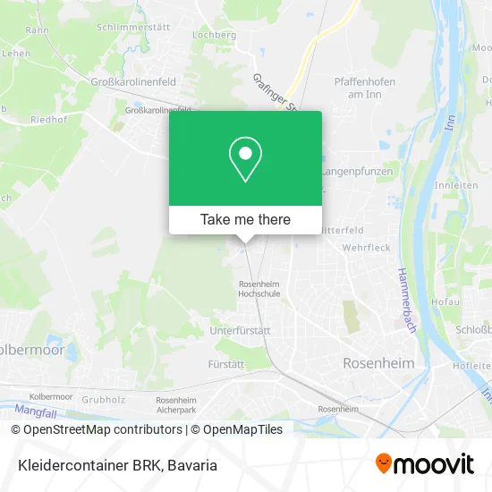Карта Kleidercontainer BRK
