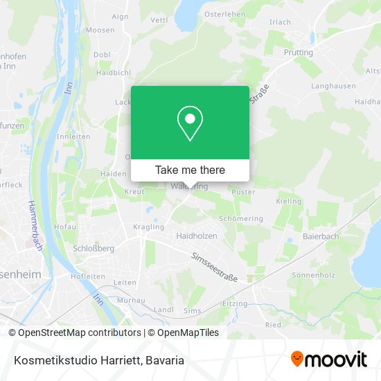 Kosmetikstudio Harriett map