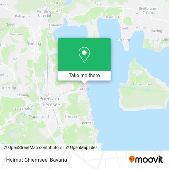Heimat Chiemsee map