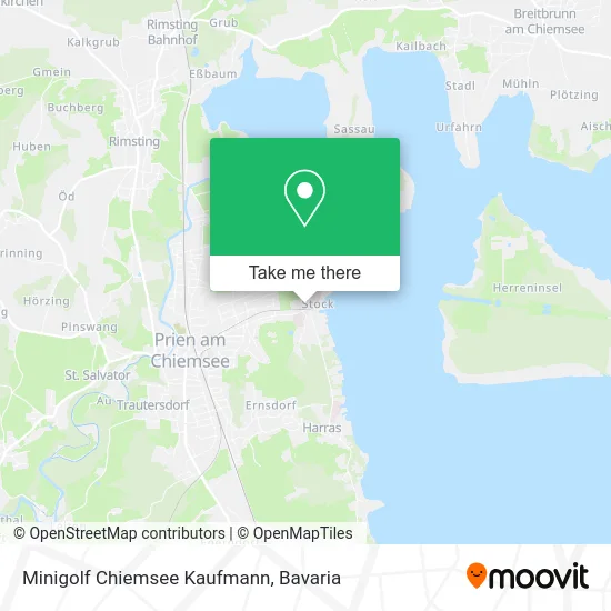 Minigolf Chiemsee Kaufmann map