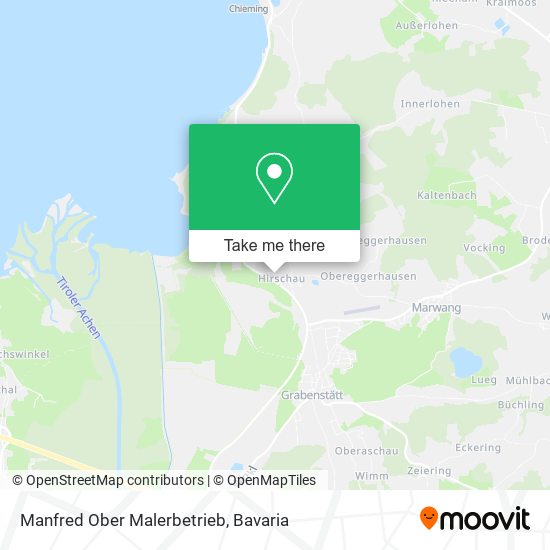 Manfred Ober Malerbetrieb map