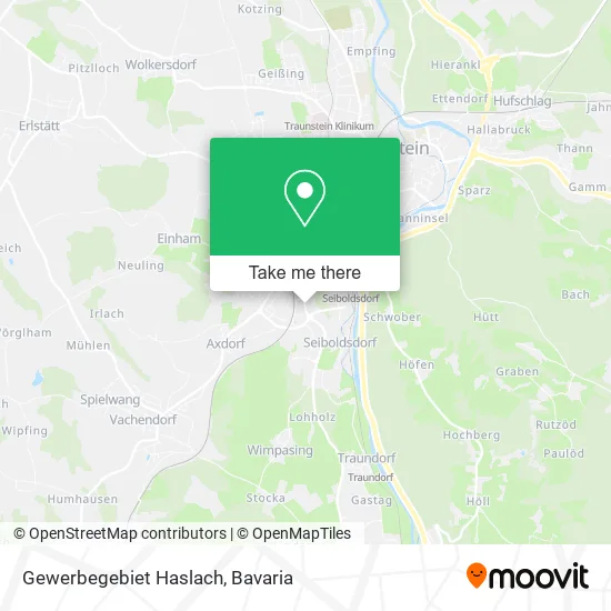 Карта Gewerbegebiet Haslach